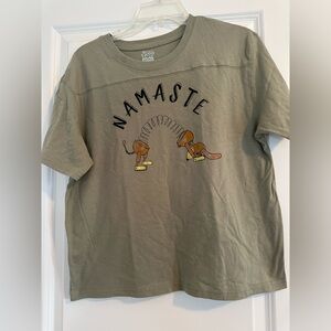 Disney Pixar Toy Story slinky dog green cropped shirt